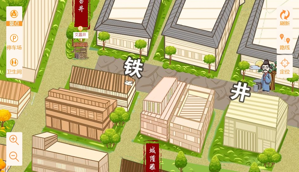 富文镇智慧景区：手绘地图与语音导览的完美融合